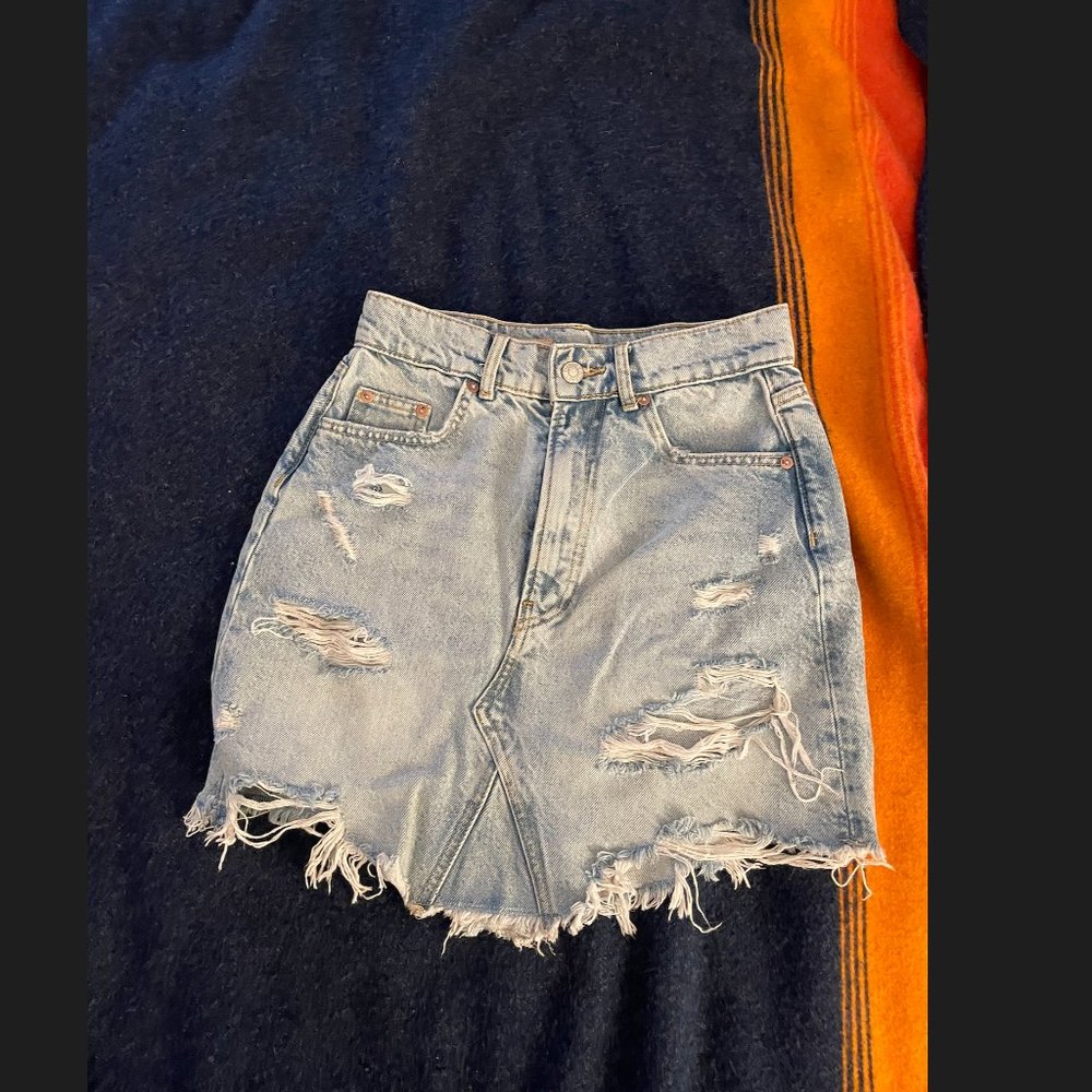 Pilcro Denim Skirt- size 0